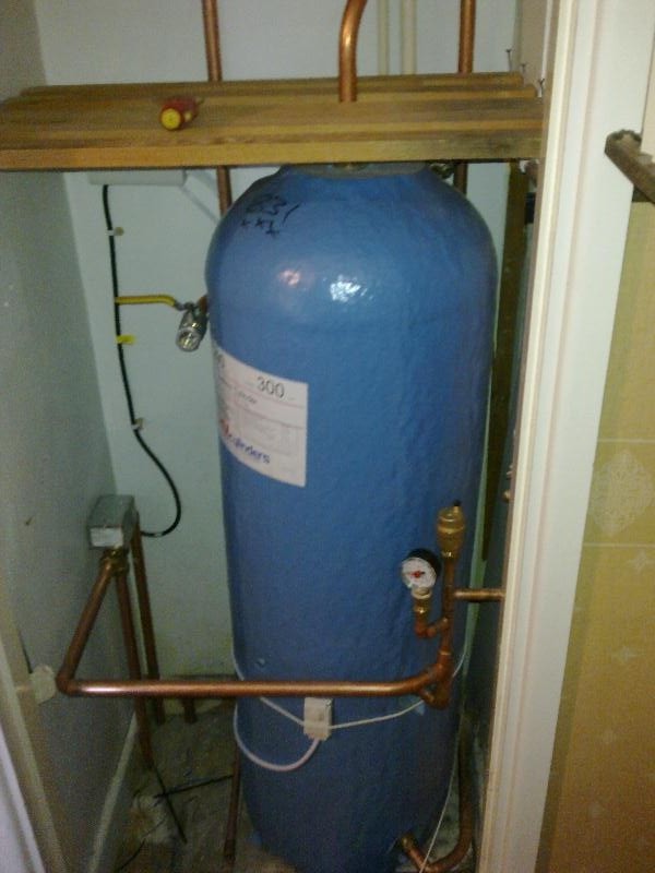 water heater installation